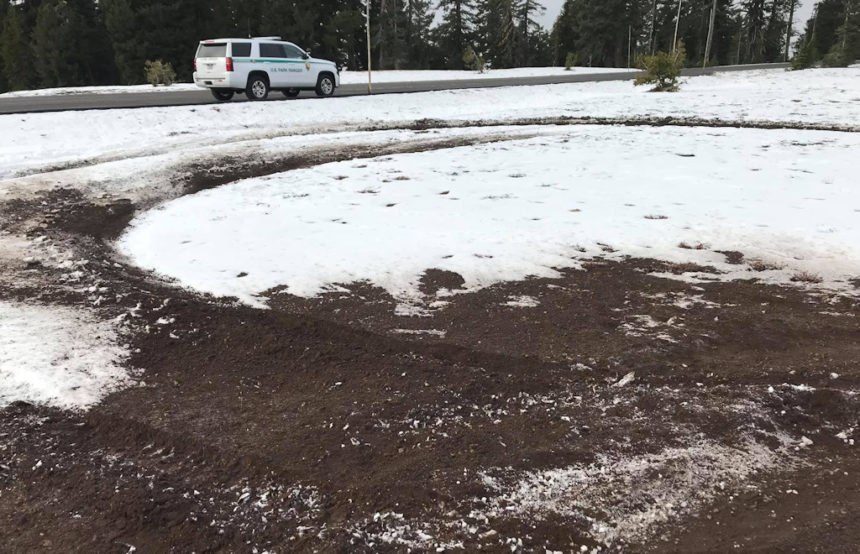 Crater Lake NP soil damage