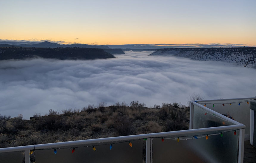 Early AM fog crooked River Gorge Patrick Fahey 1210