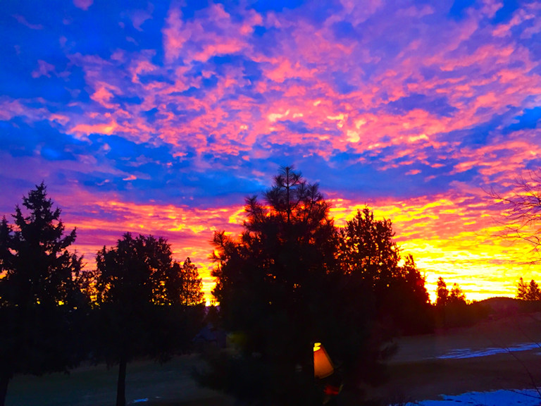River's Edge sunrise Helen Lewis 1228