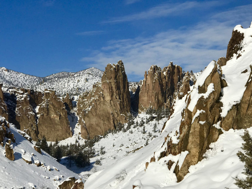 Smith Rock snow Brenda Jaros 1212