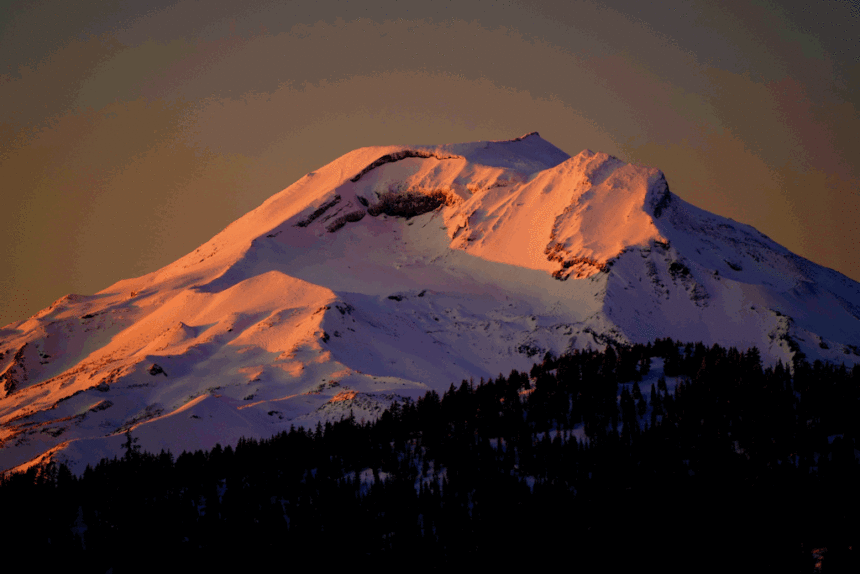 South Sisters sunset Brent Bunch 1226