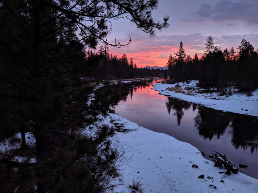 Sunrise Deschutes River Maxwell Bridge Eric Wyman 1206
