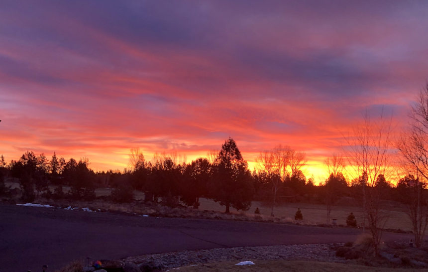 Sunrise west of Redmond Bryan Guthrie 1217