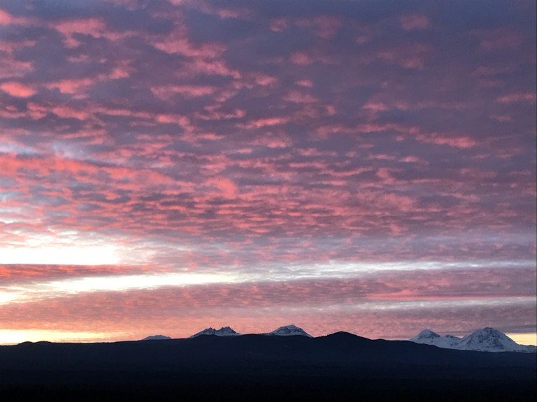 Sunset mtns Frank Debrick 1227