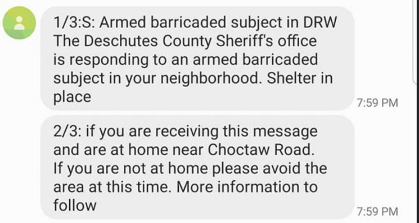 drw text alert
