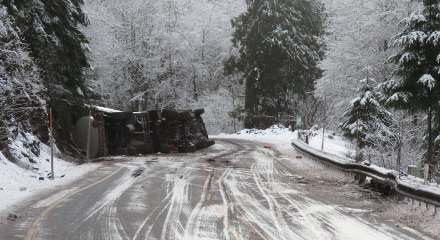 Fuel tanker crash Hwy. 22 OSP 2-16-1