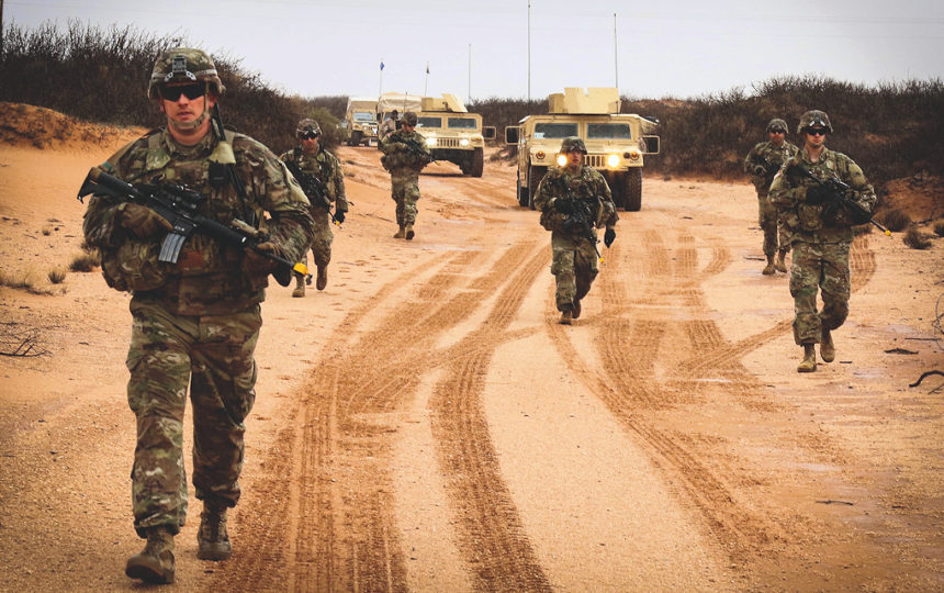Oregon Army National Guard Fort Bliss Kosovo training