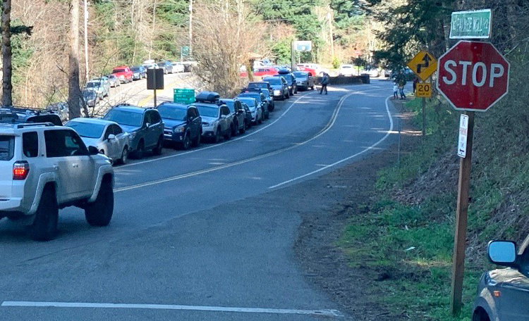 Columbia Gorge traffic state park 3-22