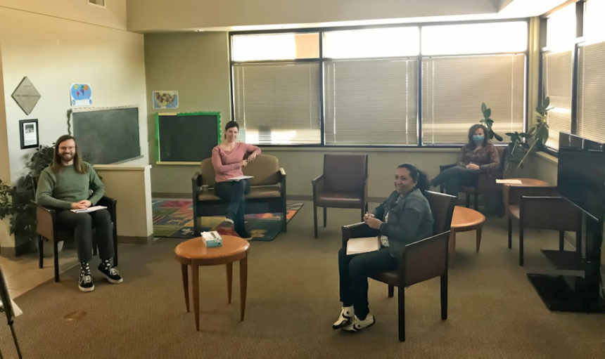 Volunteers in Medicine Clinic social distancing
