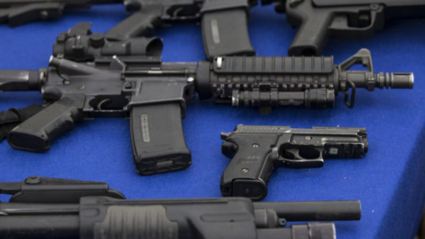 Firearms, guns, weapons