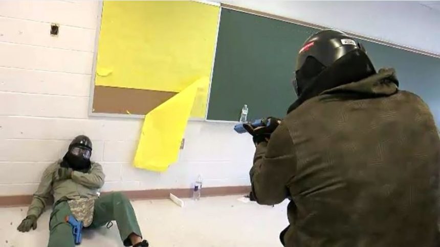 Officers from 11 agencies go through Advanced Law Enforcement Rapid Response Training (ALERRT).