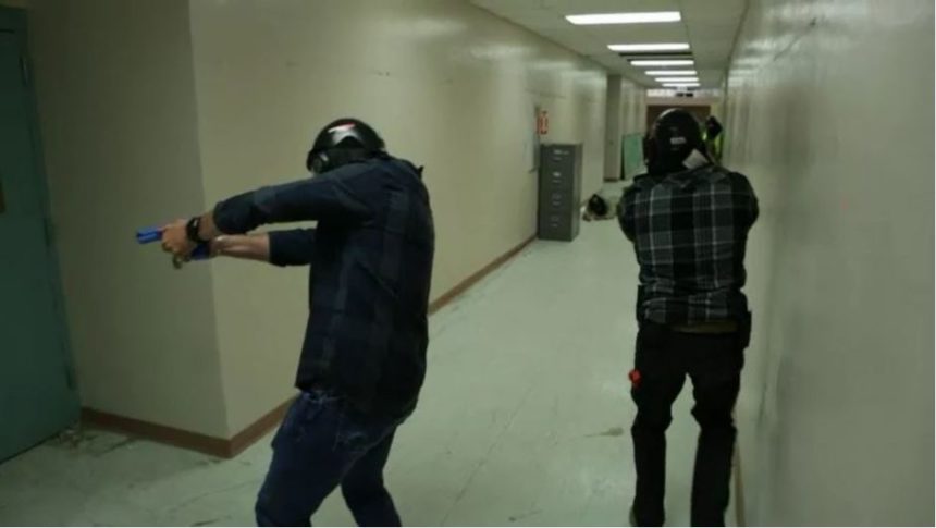 Officers from 11 agencies go through Advanced Law Enforcement Rapid Response Training (ALERRT).