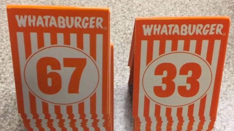 Whataburger Class Of 2019 Table Tent