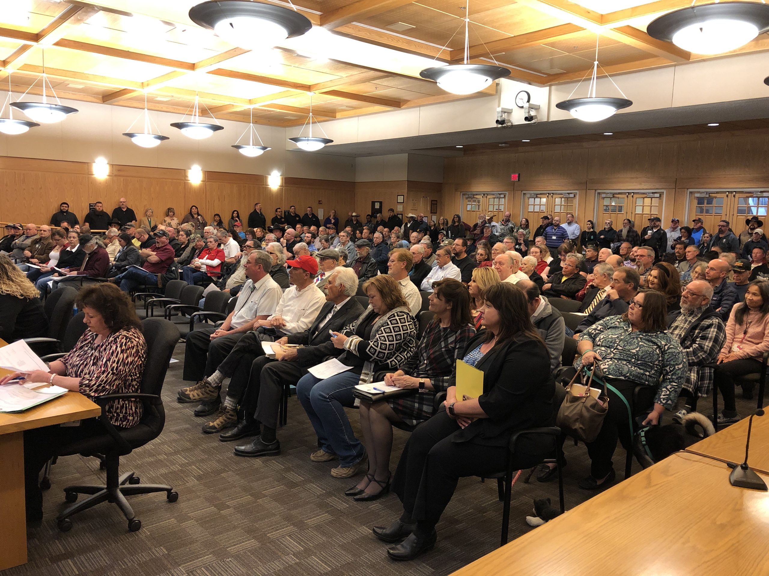 Hundreds Turn Out As Dona Ana County Commission Votes To Oppose