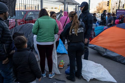 Migrants in Juarez