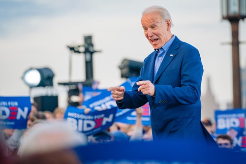 Joe Biden campaigning