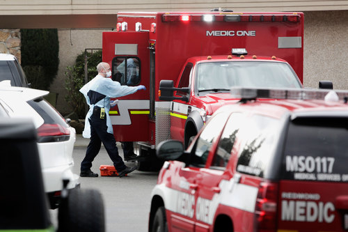 coronavirus ambulance