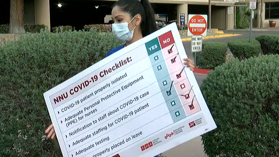 nurse protest