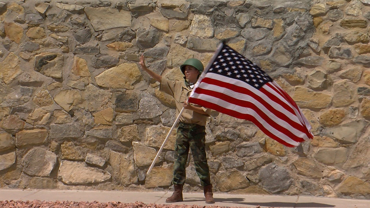 flag boy Adam Navar