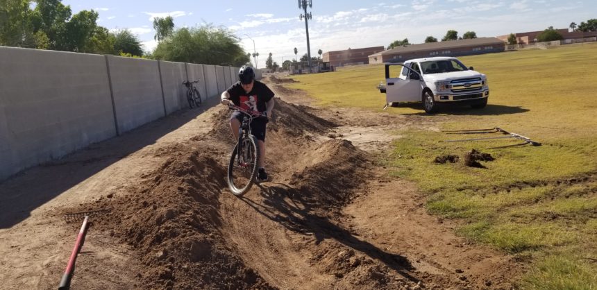 Centennial Middle School bike track