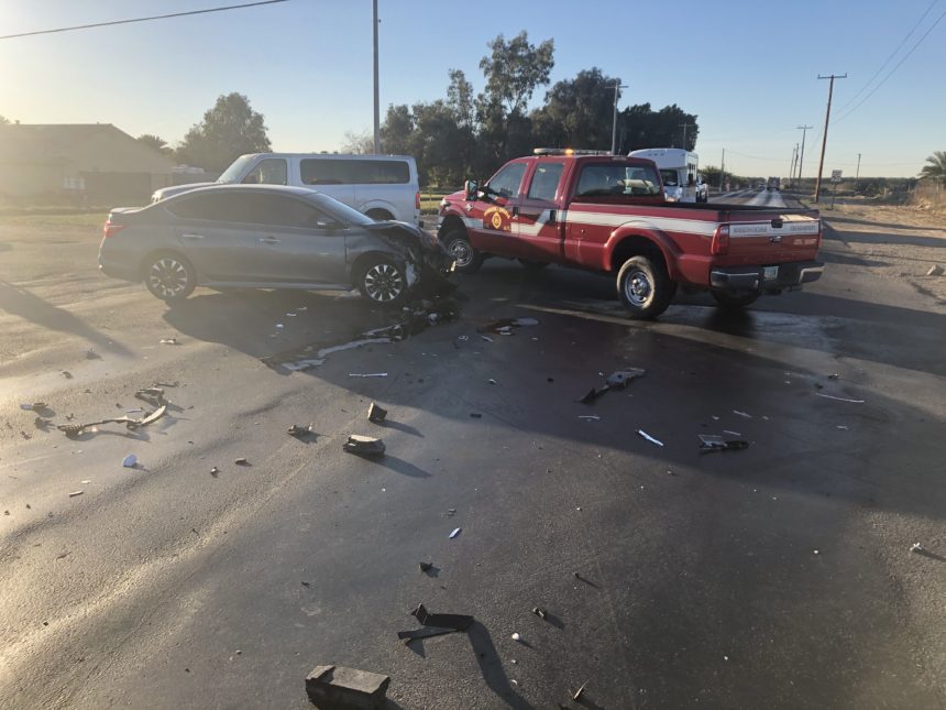 Crash in Yuma County sends woman to the hospital KYMA