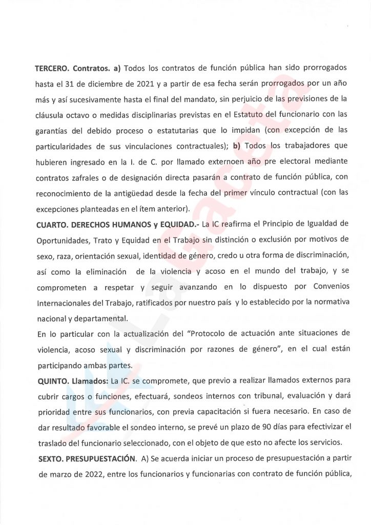 ADEOM Canelones Aprobó Pre Acuerdo Con Intendencia | La Gaceta