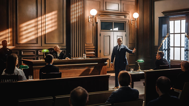 Courtroom 3D Animation Los Angeles