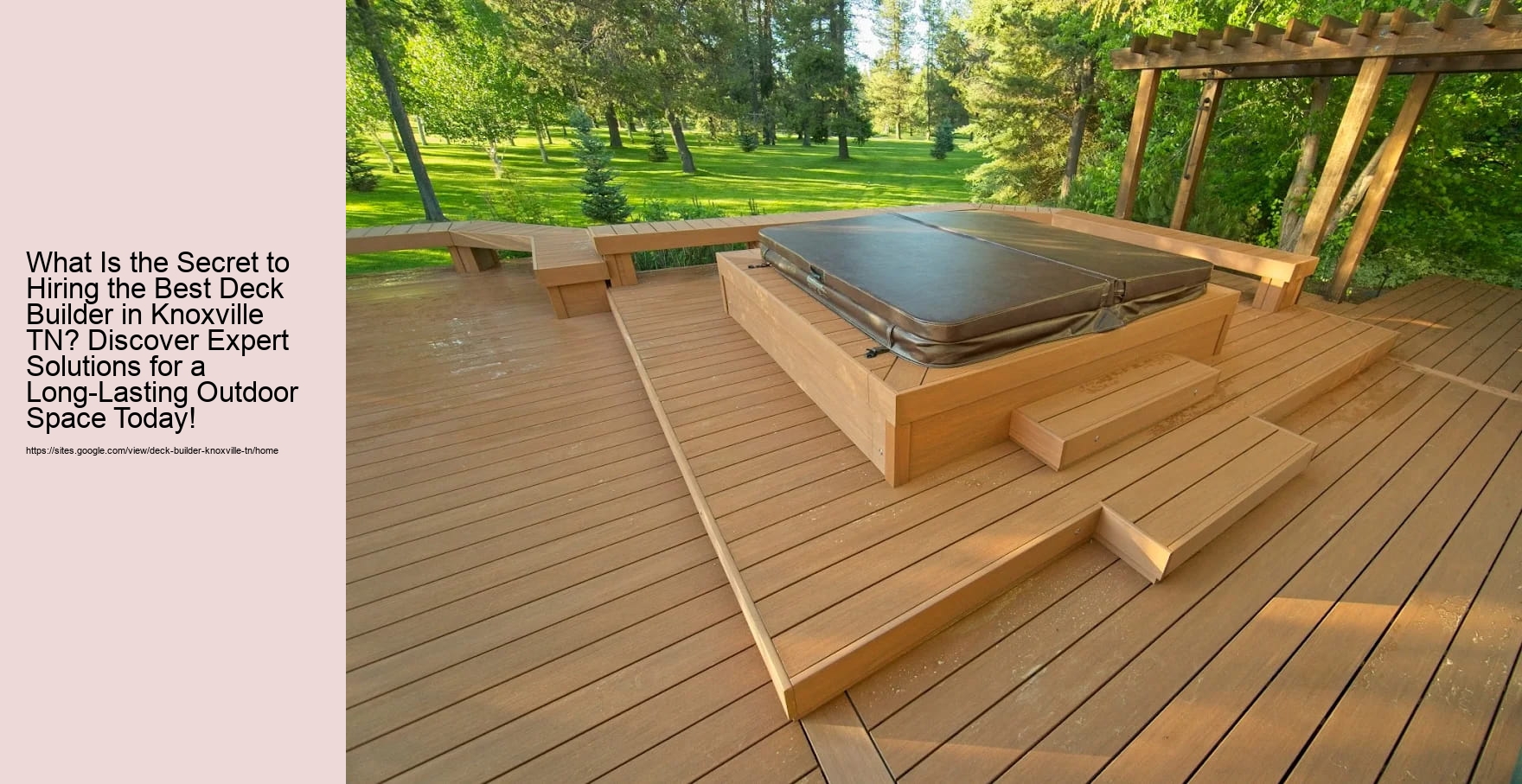 What Is the Secret to Hiring the Best Deck Builder in Knoxville TN? Discover Expert Solutions for a Long-Lasting Outdoor Space Today!