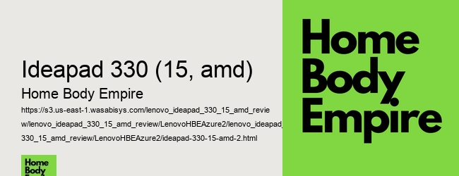 ideapad 330 (15, amd)