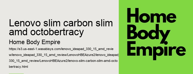 lenovo slim carbon slim amd octobertracy