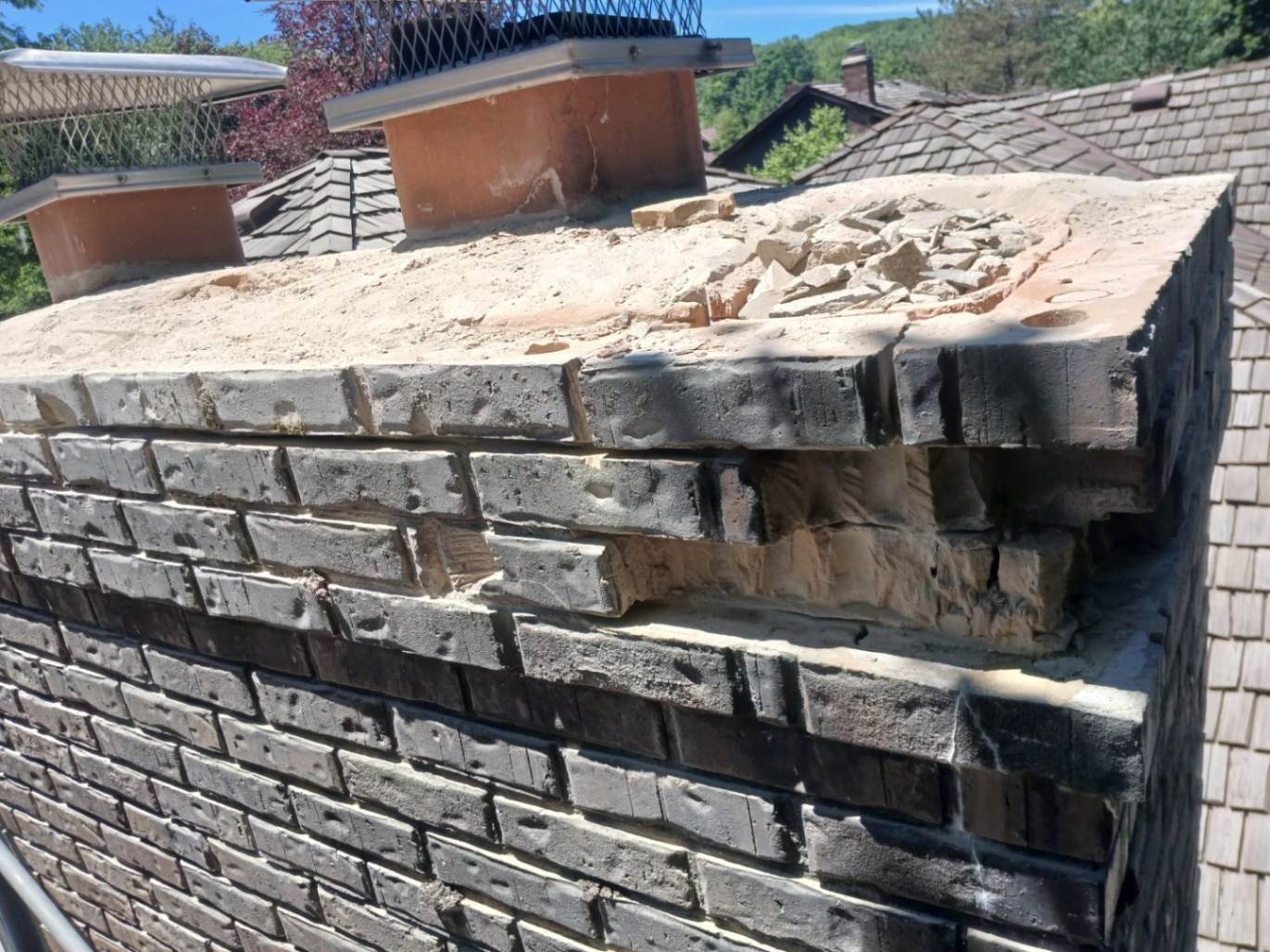 What are common problems found during a chimney sweep in Cleveland, OH?
