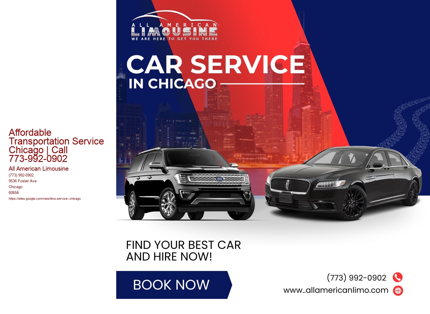 Affordable Transportation Service Chicago | Call 773-992-0902