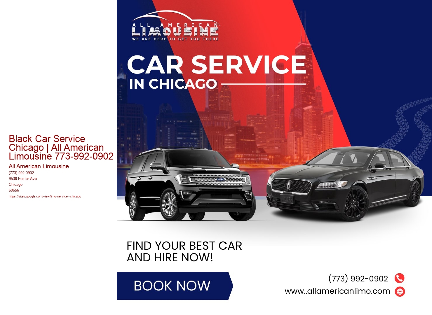Black Car Service Chicago | All American Limousine 773-992-0902