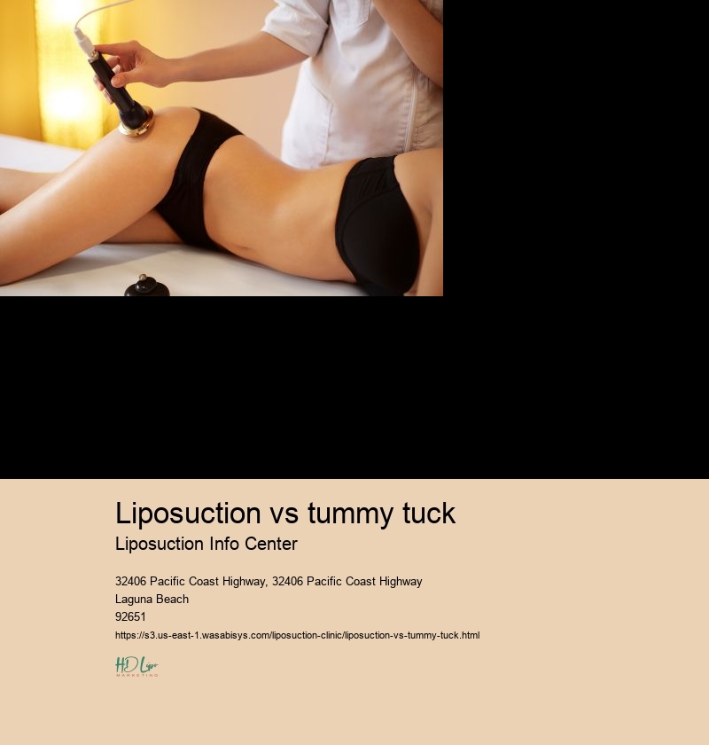 liposuction vs tummy tuck