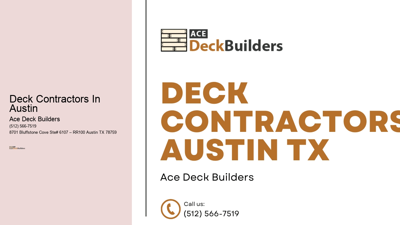 Deck Contractors In Austin 