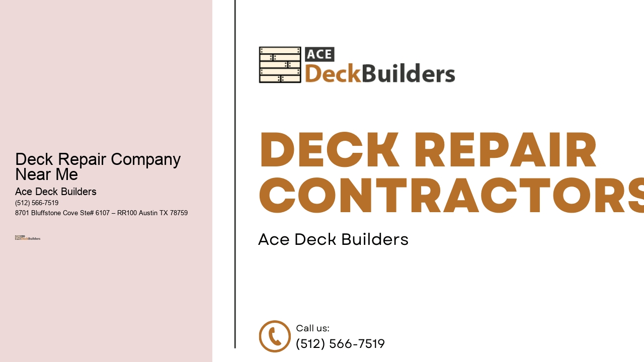 Deck Repair Company  Near Me