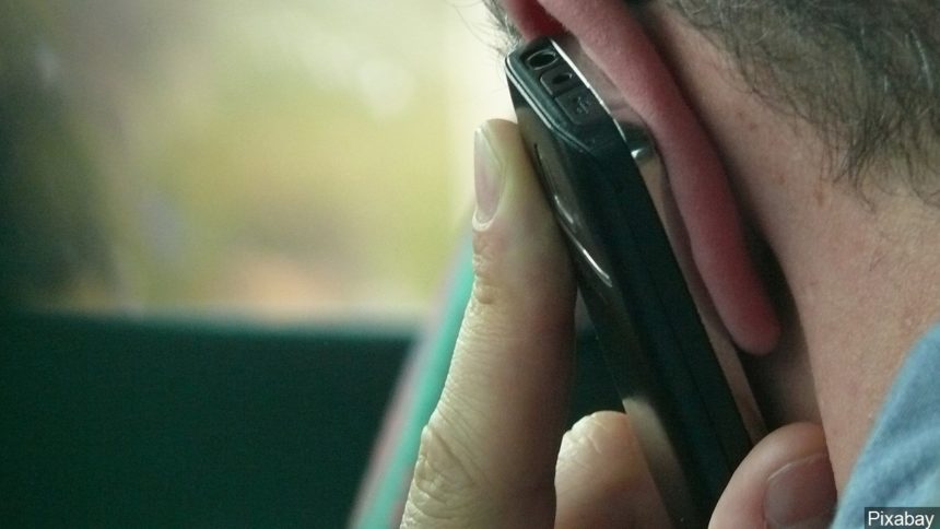 Cell phone call logo