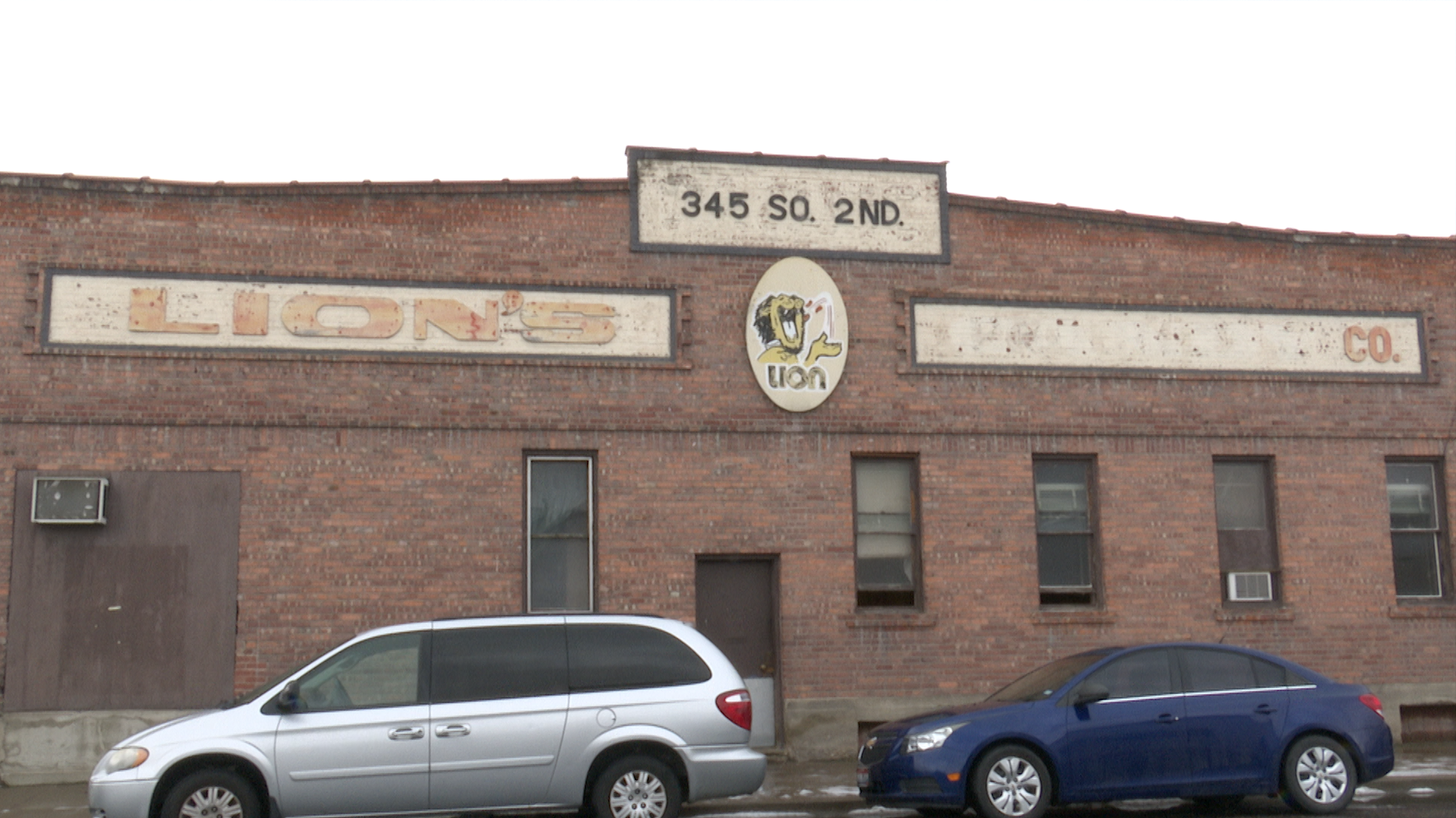 The old Lion's Candy building