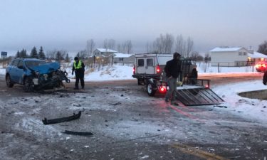 Accident at 49th South Ammon Road in Ammon Sunday, Jan. 5, 2020