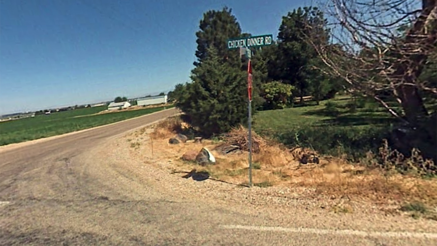Chicken Dinner Road GoogleMaps