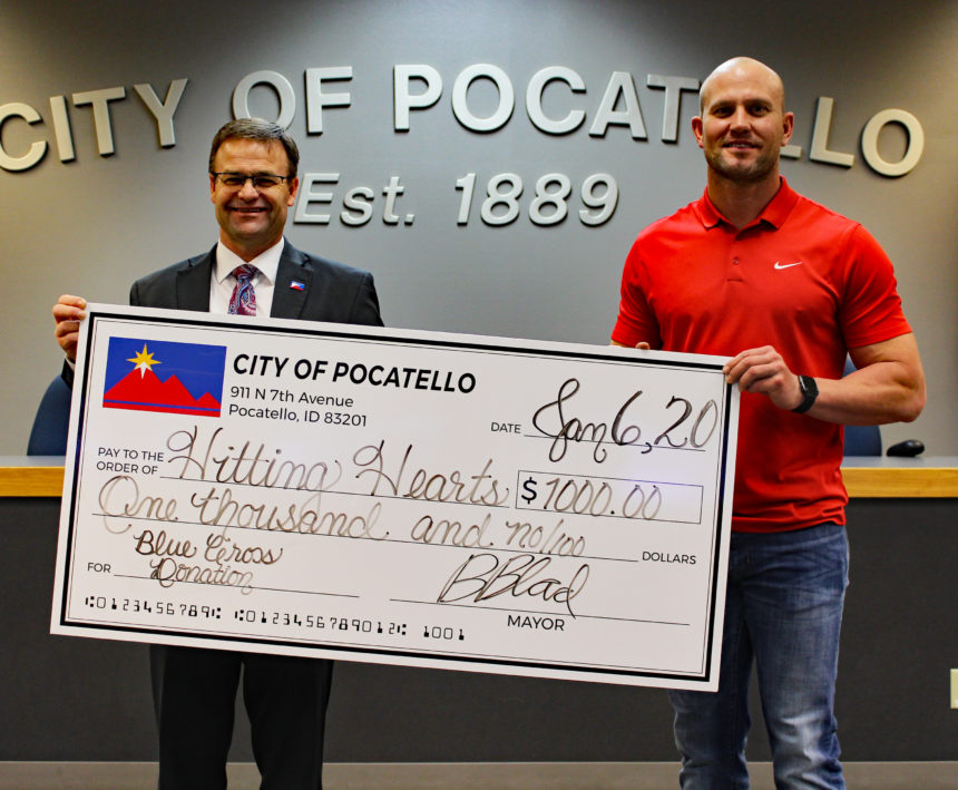 Mayor Blad donation