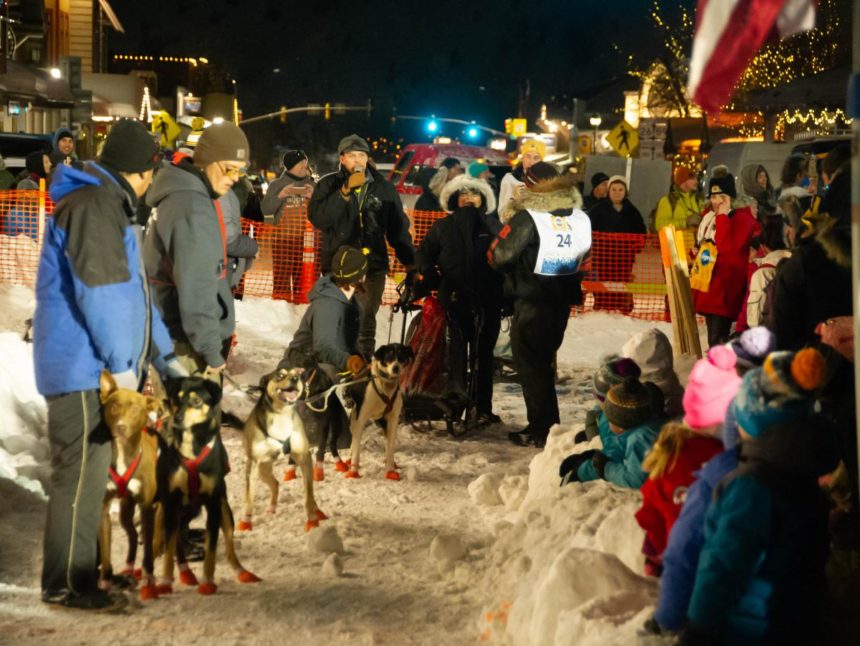 sled dog start