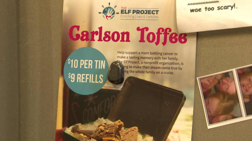 Toffee to fund a trip
