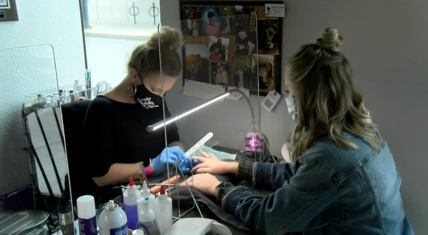 Nail salon