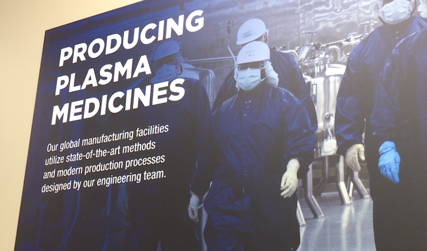 Plasma creates medicine poster