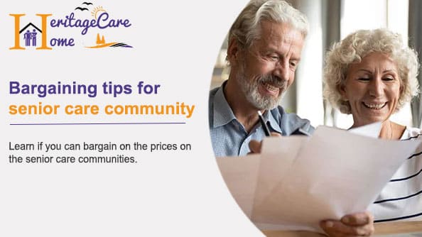 Bargaining tips for senior care community