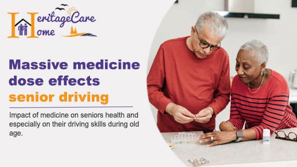 Does massive medicine dose effects senior driving