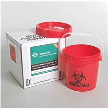 Secure biohazard waste handling