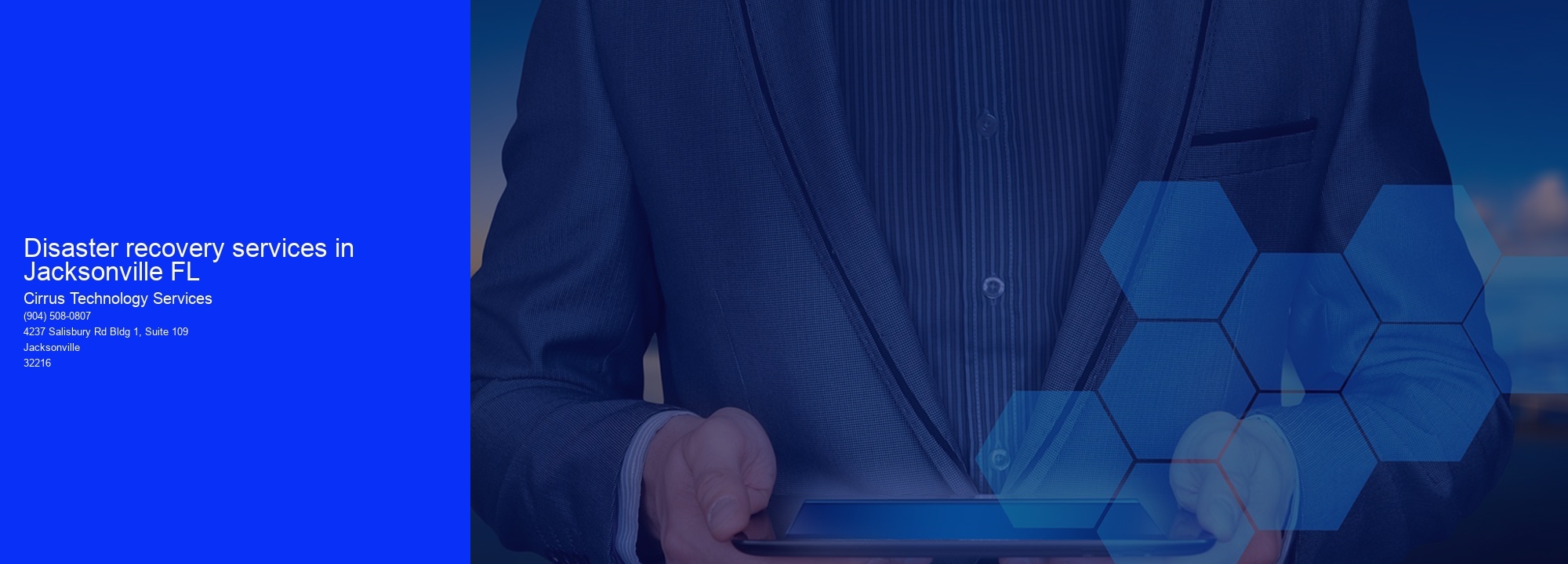 Disaster recovery services in Jacksonville FL