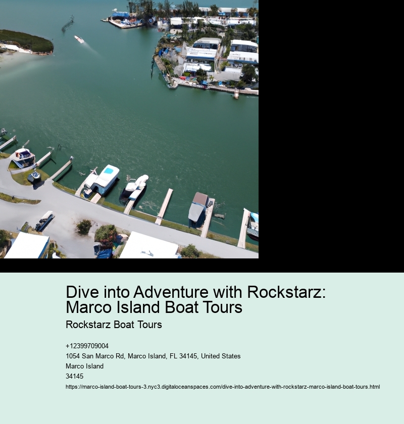 Dive into Adventure with Rockstarz: Marco Island Boat Tours